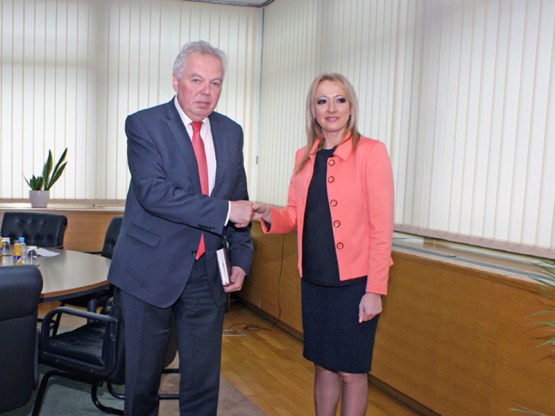 Predsjedavajuća Kluba poslanika SDS u Predstavničkom domu Parlamentarne skupštine BiH i predsjedavajuća Delegacije PSBiH u PSOSCE Aleksandra Pandurević razgovarala s ambasadorom Ruske Federacije
